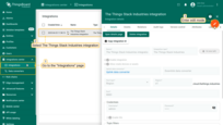 Go to the "Integrations" page in the "Integration center" section. Click on your The Things Industries integration to open its details window. Enter edit mode by clicking the orange pencil button in the top-right corner.