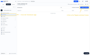 Click on the Register end device button.