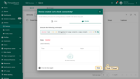 A window will open where you can check the device's connection to IoT Hub. This step is optional. Close this window;