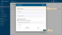 In the opened dialog, it is necessary to enter a dashboard title, description is optional. Click "Add".