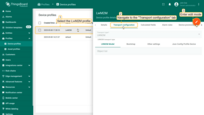 Select the previously created LwM2M profile. Go to the "Transport configuration" tab. Click the "Edit" button.