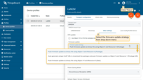 Select the firmware update strategy from the drop down menu. Then, save changes.