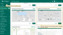 Go to the "Solution templates" page. Find "SCADA Oil & Gas Drilling system" and click "Install" to start the installation process.