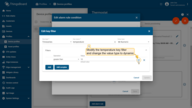 <b>Modify the temperature key filter</b> and change the <b>value type to dynamic</b>.