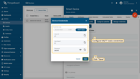 <b>Provide basic MQTT credentials</b> for your device with the client id 'c1', username 't1' and password 'secret'.