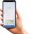 Use the "KPN Things Device simulator" app to send a message with the data to the IoT Hub. Click the "Send data now" button.