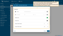 For any SCADA symbol, general appearance parameters such as the symbol title and icon are available. Other parameters are specific to the selected SCADA symbol and are controlled by the symbol's author.