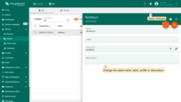 In the edit window, you can <b>modify</b> the following fields: name, label, asset profile and description. After making the necessary changes, click "<b>Apply changes</b>" to save.