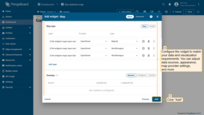 Configure the widget to match your data and visualization requirements. You can adjust data sources, appearance, map provider settings, and more. Click the "Add" in the bottom-right corner of the widget configuration window to place it on your dashboard.