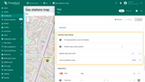 Common map settings are the basic global settings for the Map widget in ThingsBoard. They define how the map behaves on load and what is displayed initially.