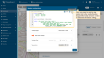 Now, you need to add the tag action link to the tooltip function. Expand the tooltip function window to fullscreen for easier editing.