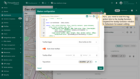 Now, you need to add the tag action link to the tooltip function. Expand the tooltip function window to fullscreen for easier editing.