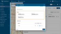 Define the coordinate keys. IoT Hub automatically sets the coordinate keys as latitude and longitude. If your entity uses custom coordinate key names, update them here. Additional data keys can be used for labels, tooltips, and displaying extra information directly on the map.